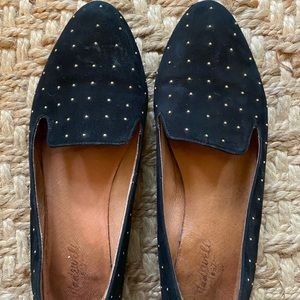 Madewell Teddy Loafer in Studded Suede